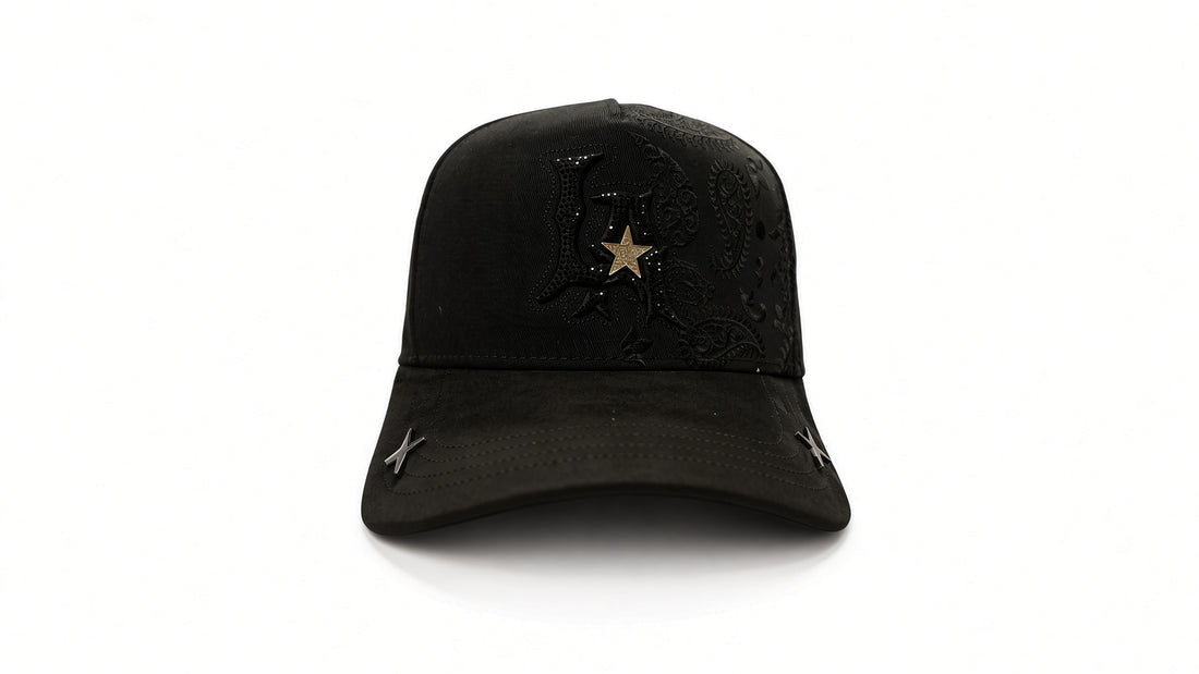 LA STAR BLACK BANDANA