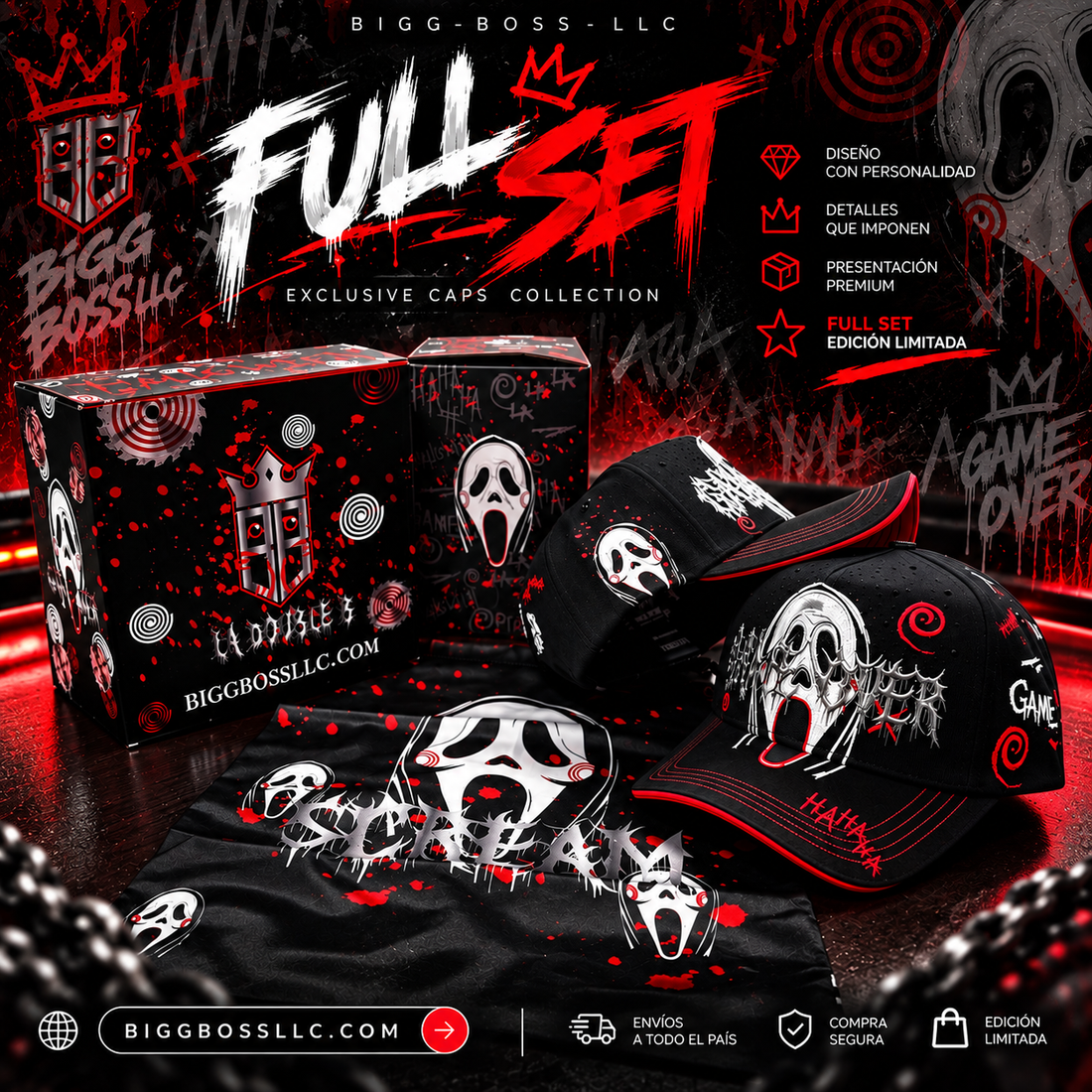SCREAM BB BLK (FULL SET)