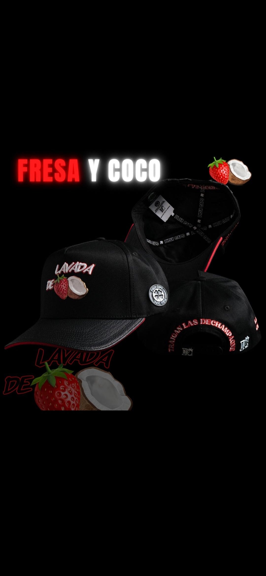 2Lavada de fresa y de coco