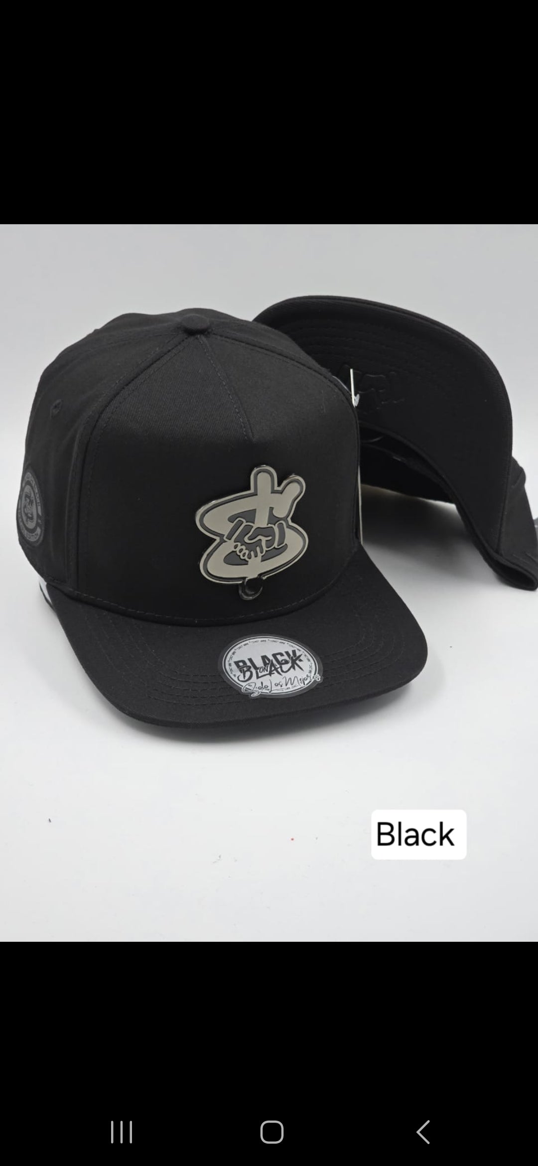 JC HATS BLACK ON BLACK