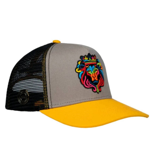 2JC HATS REY GREY YELOW