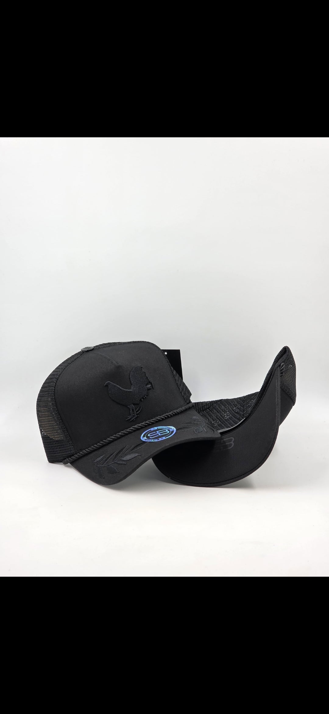 Sombrero blanco gallo black