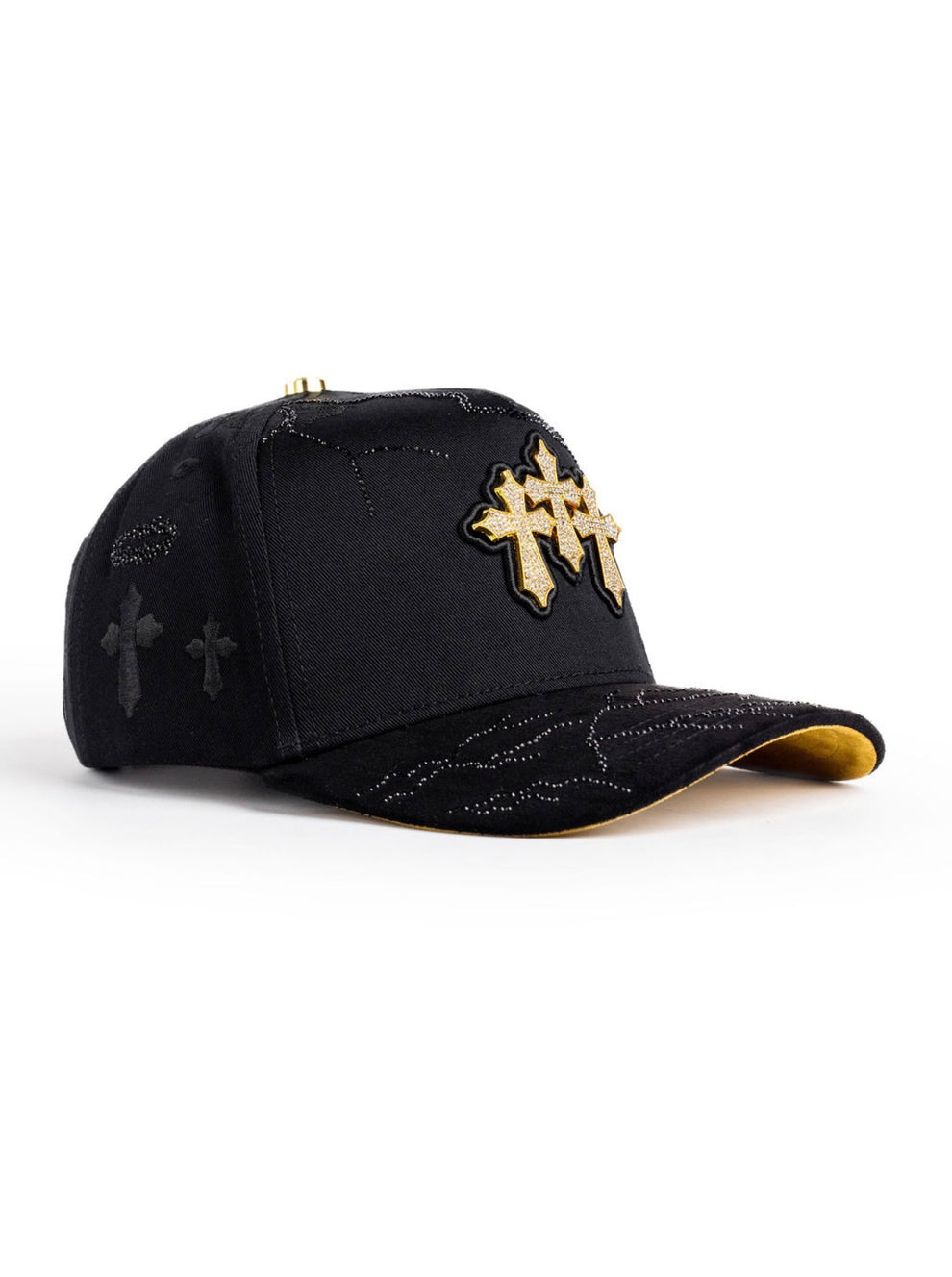 KIDS 3 CRUCES BLACK / GOLD