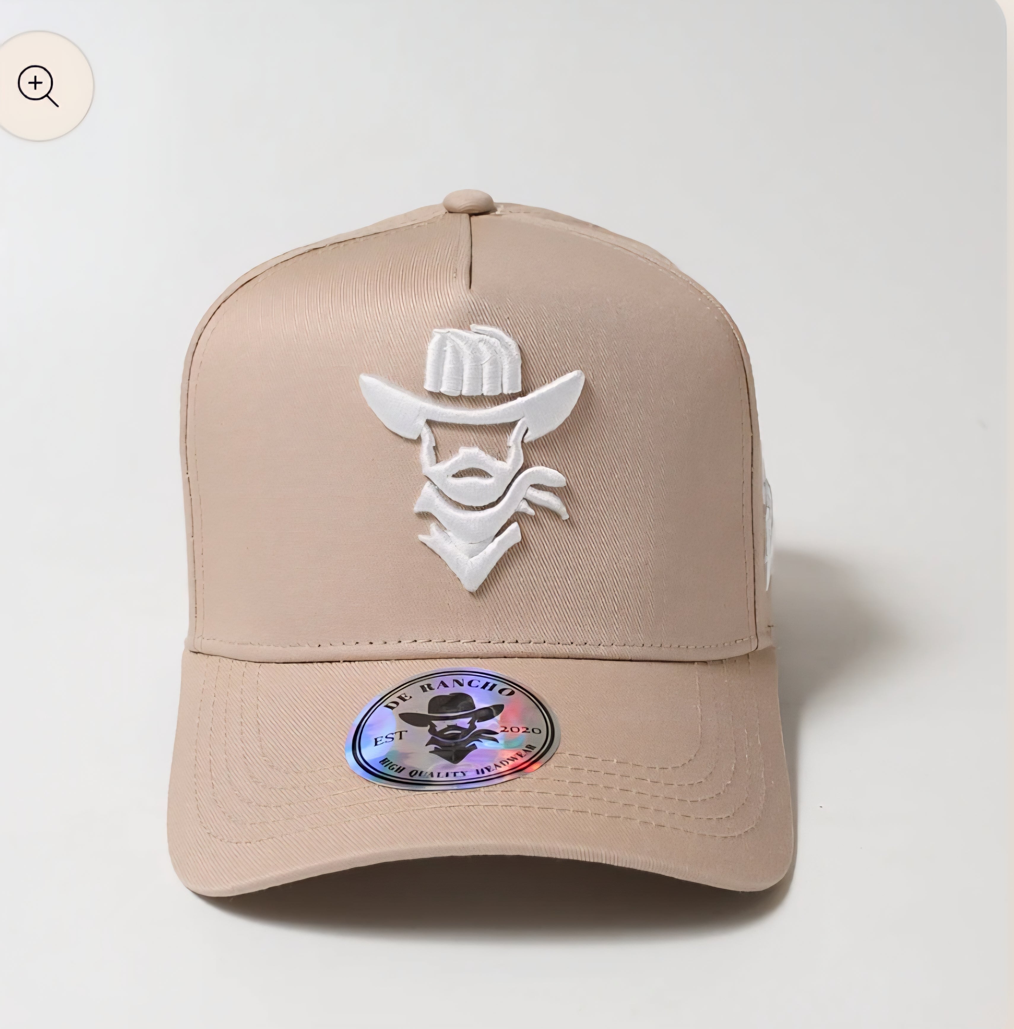De Rancho a-frame hat cream /white