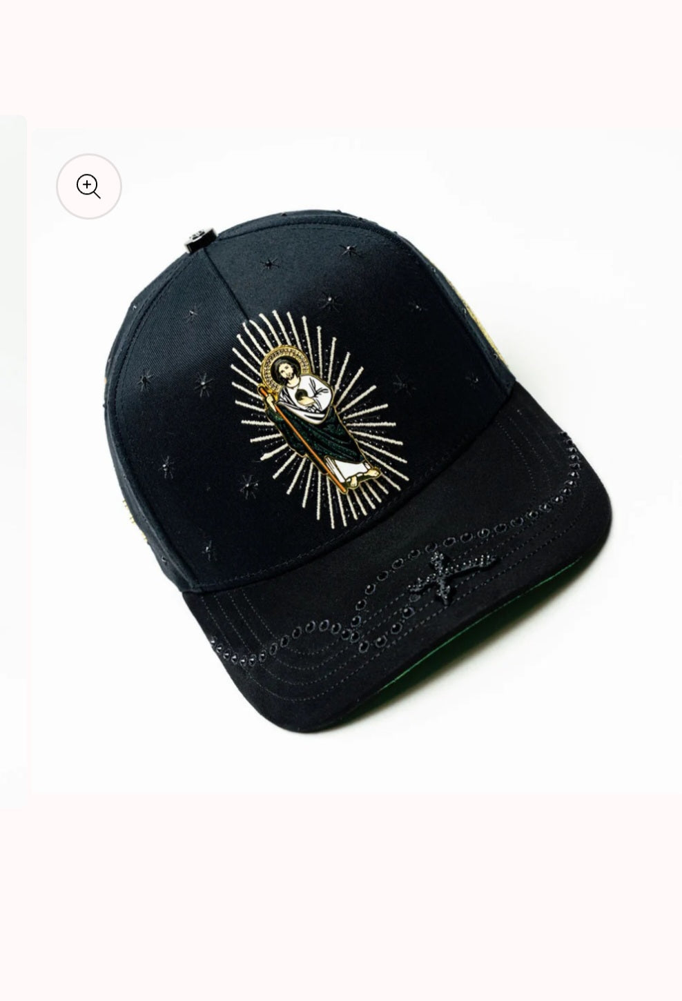 SAN JUDAS CRISTAL BLACK con caja