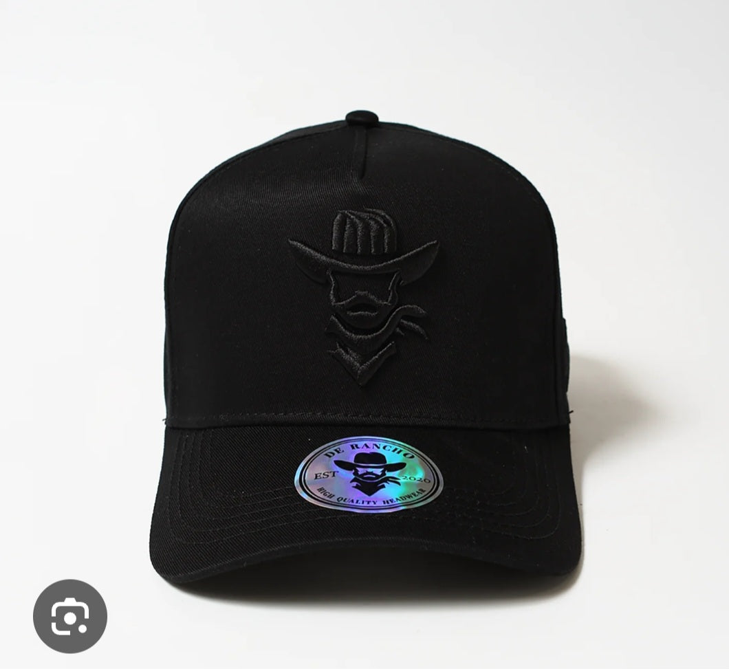 De Rancho a-frame hat (Black