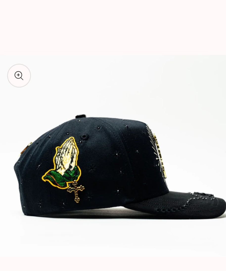 SAN JUDAS CRISTAL BLACK con caja