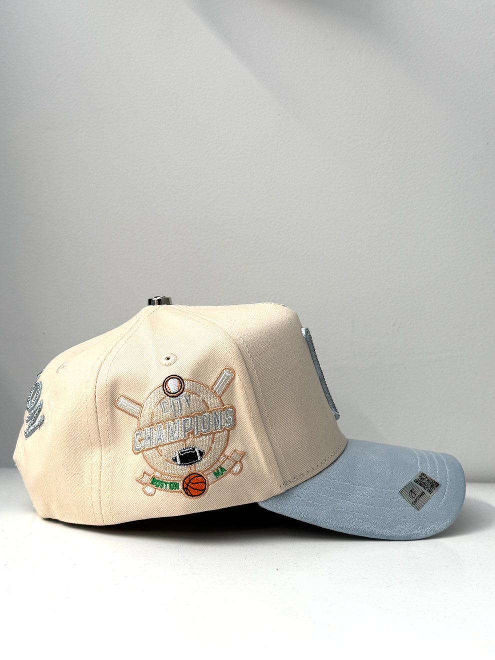 Boston blue / beige