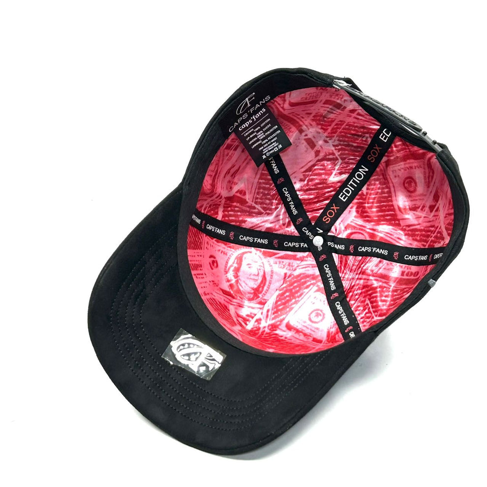 Sox black with red