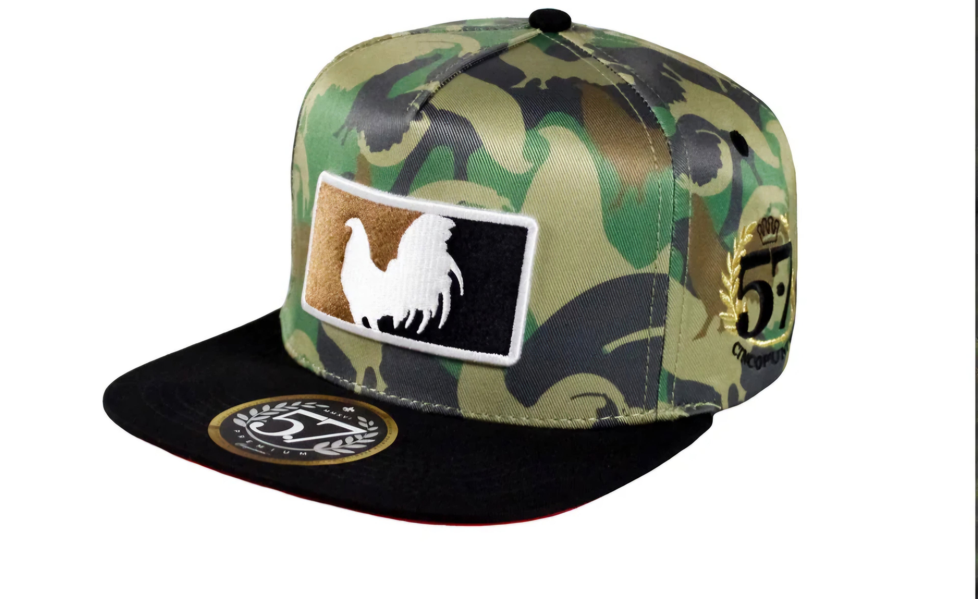 5.7 Gallo béisbol rooster Green/camo