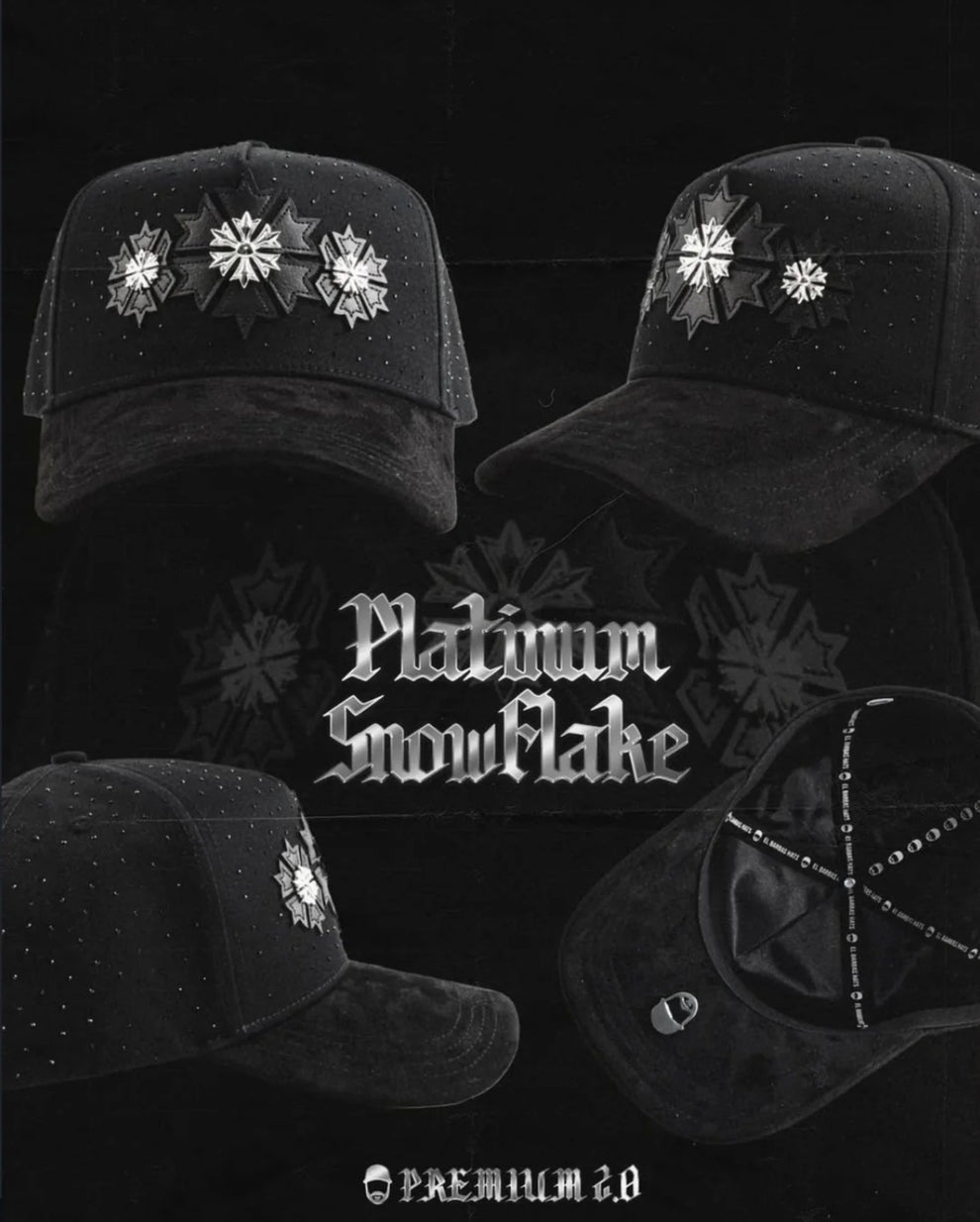 Platinum snowflake solo gorra