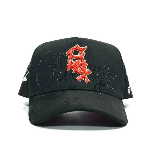 Sox black with red