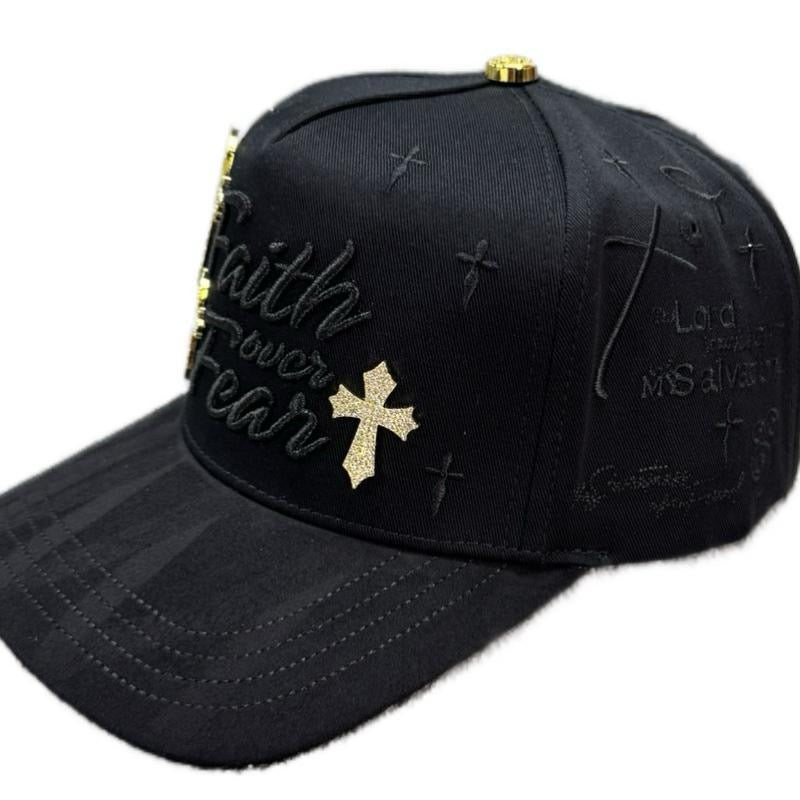 Faith over Fear Black Gold