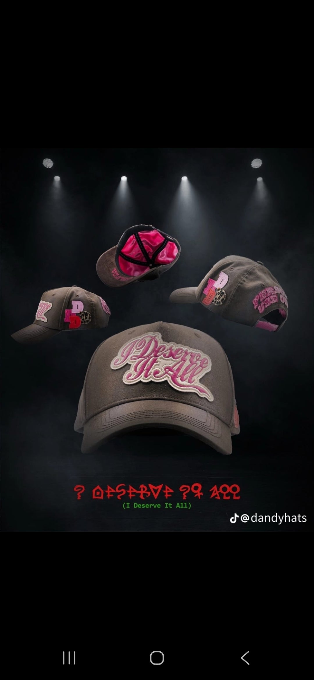 0Dandy deserve solo la gorra