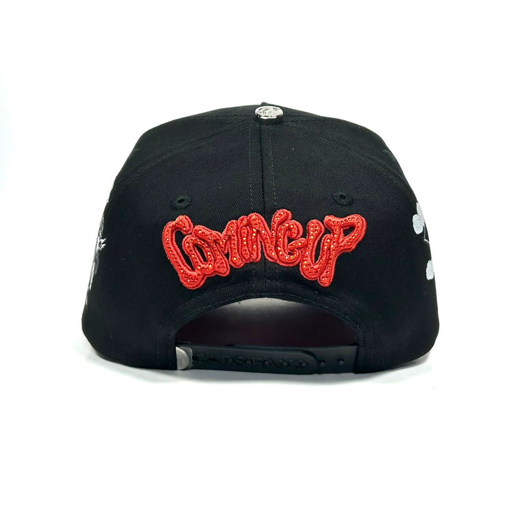Sox black with red