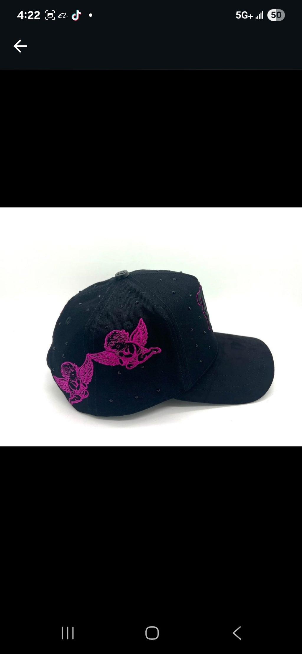 LA  OFFICE HATS LA ANGEL PURPLE
