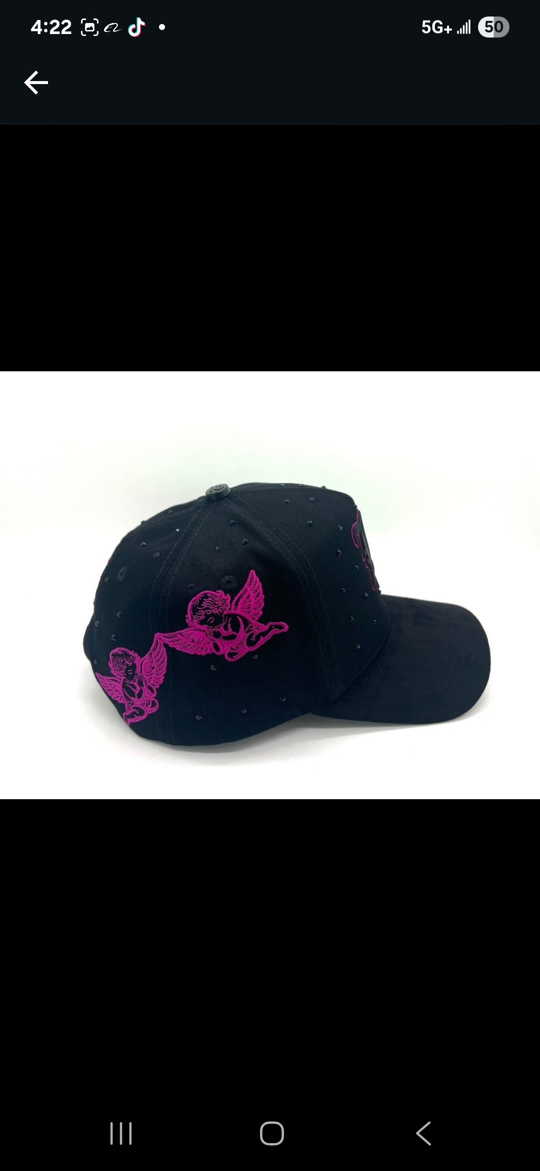 LA  OFFICE HATS LA ANGEL PURPLE