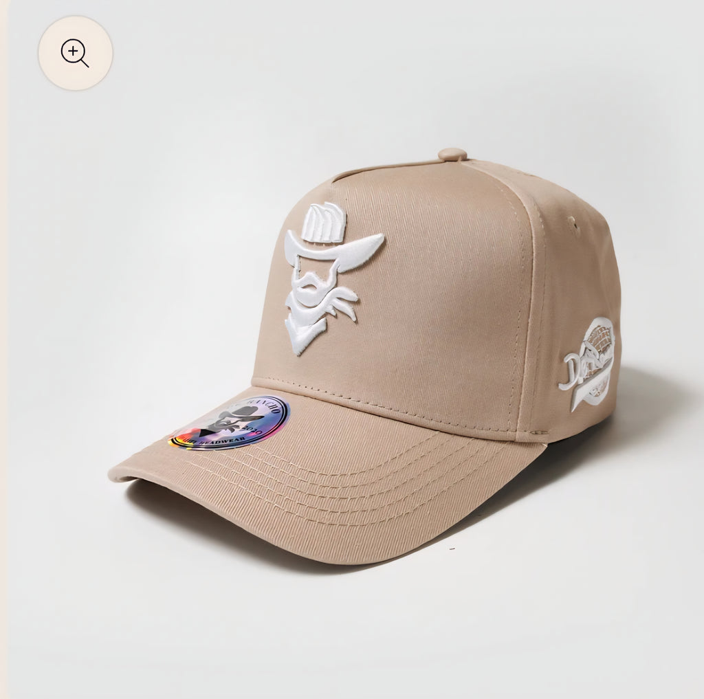 De Rancho a-frame hat cream /white