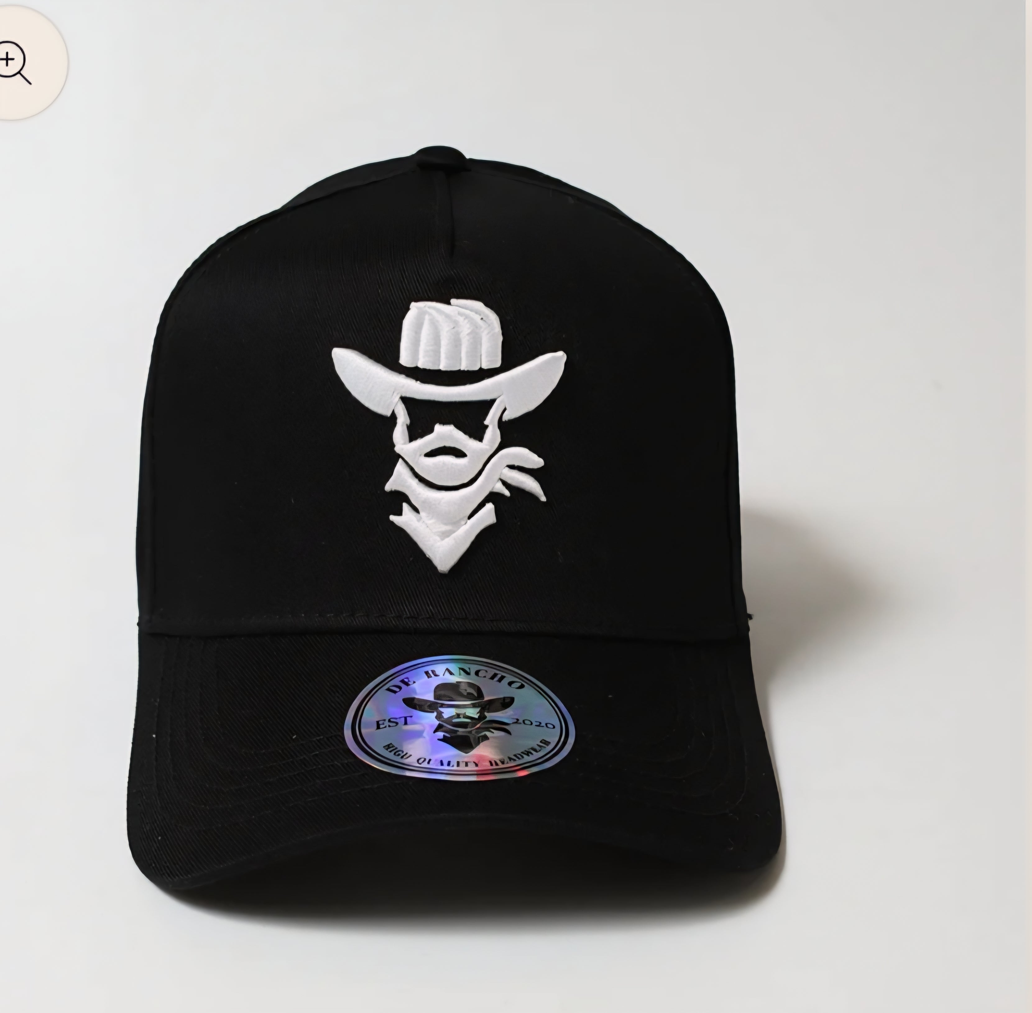 De rancho a-frame hat black/white