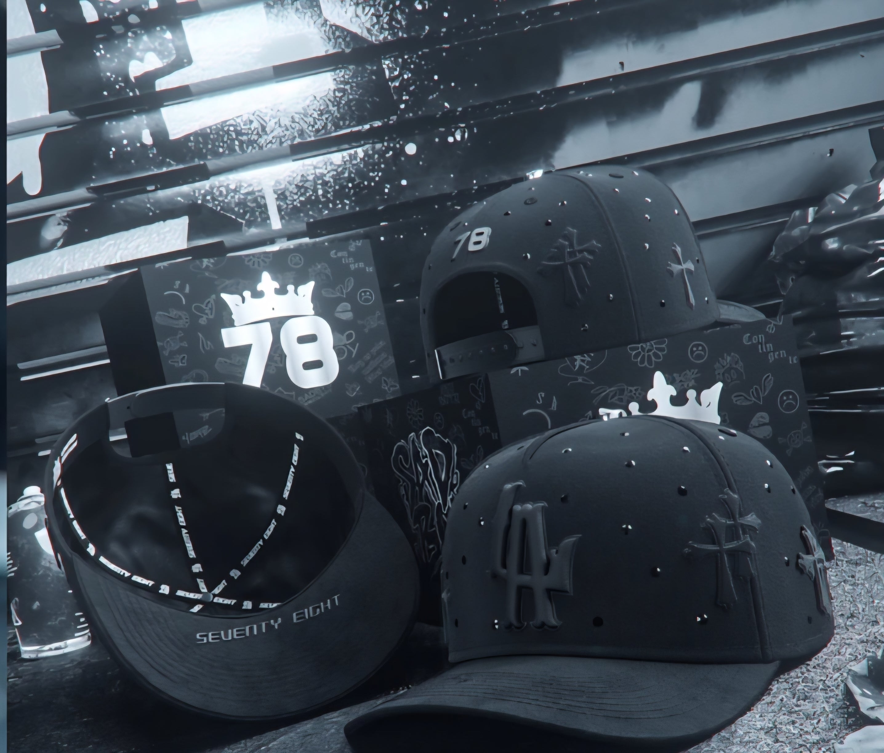 78 HATS Totalblack Chrome