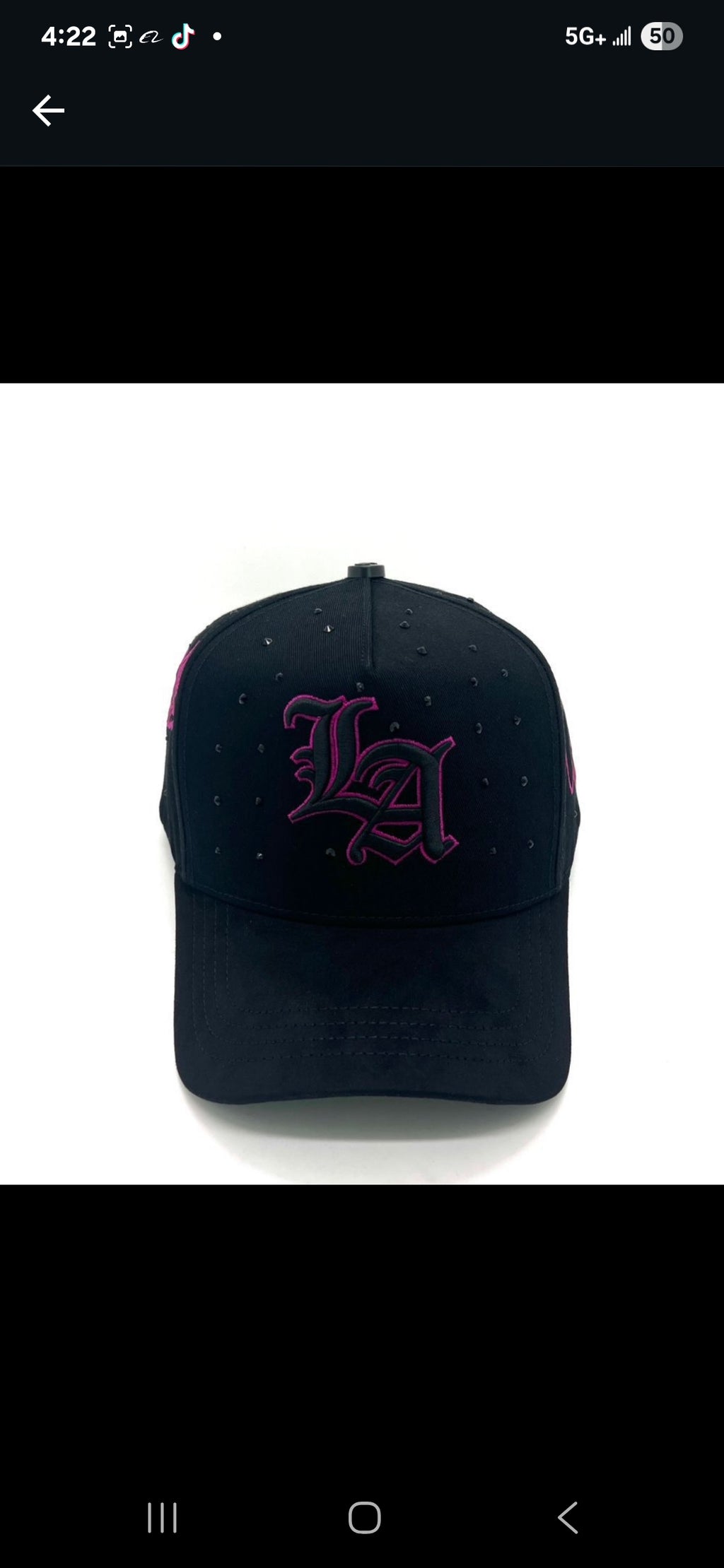 LA  OFFICE HATS LA ANGEL PURPLE