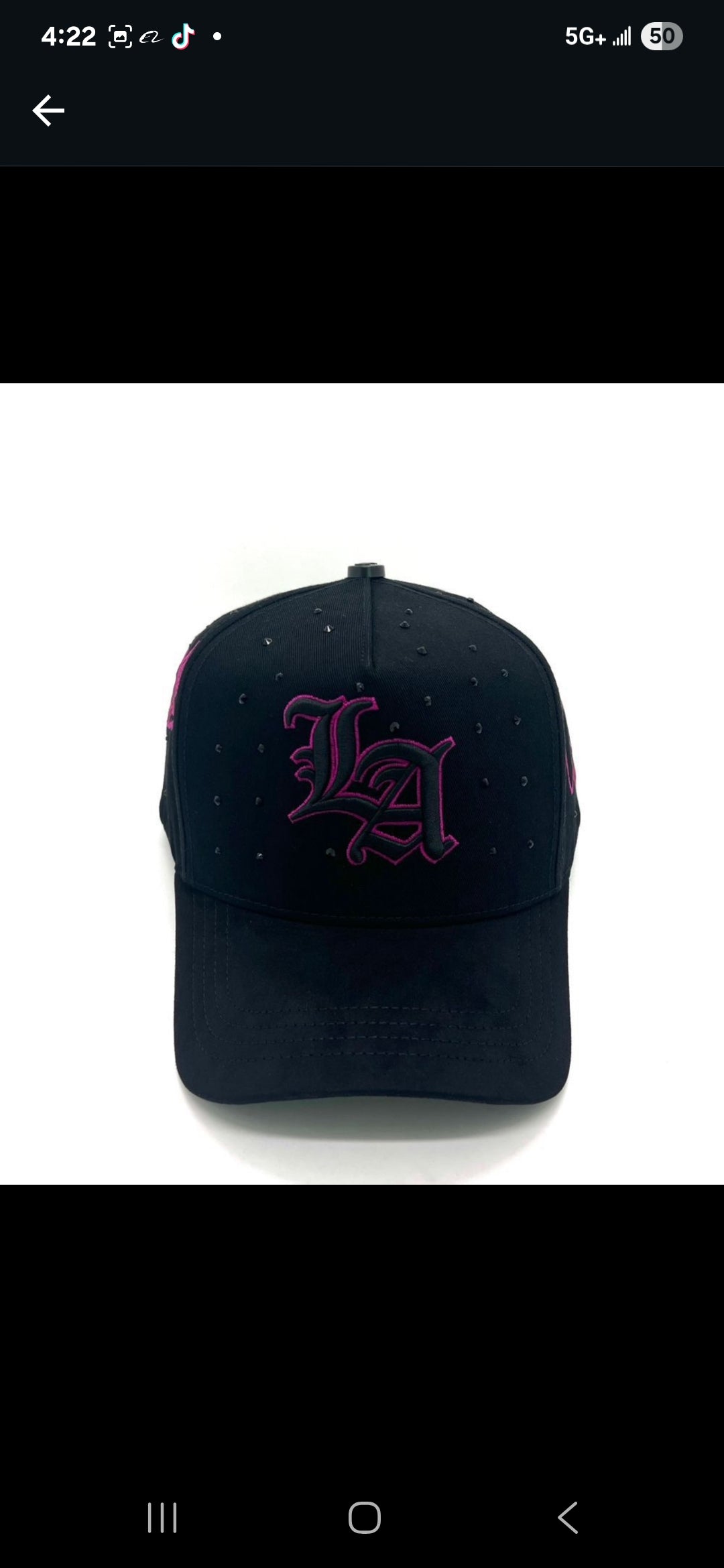 LA  OFFICE HATS LA ANGEL PURPLE