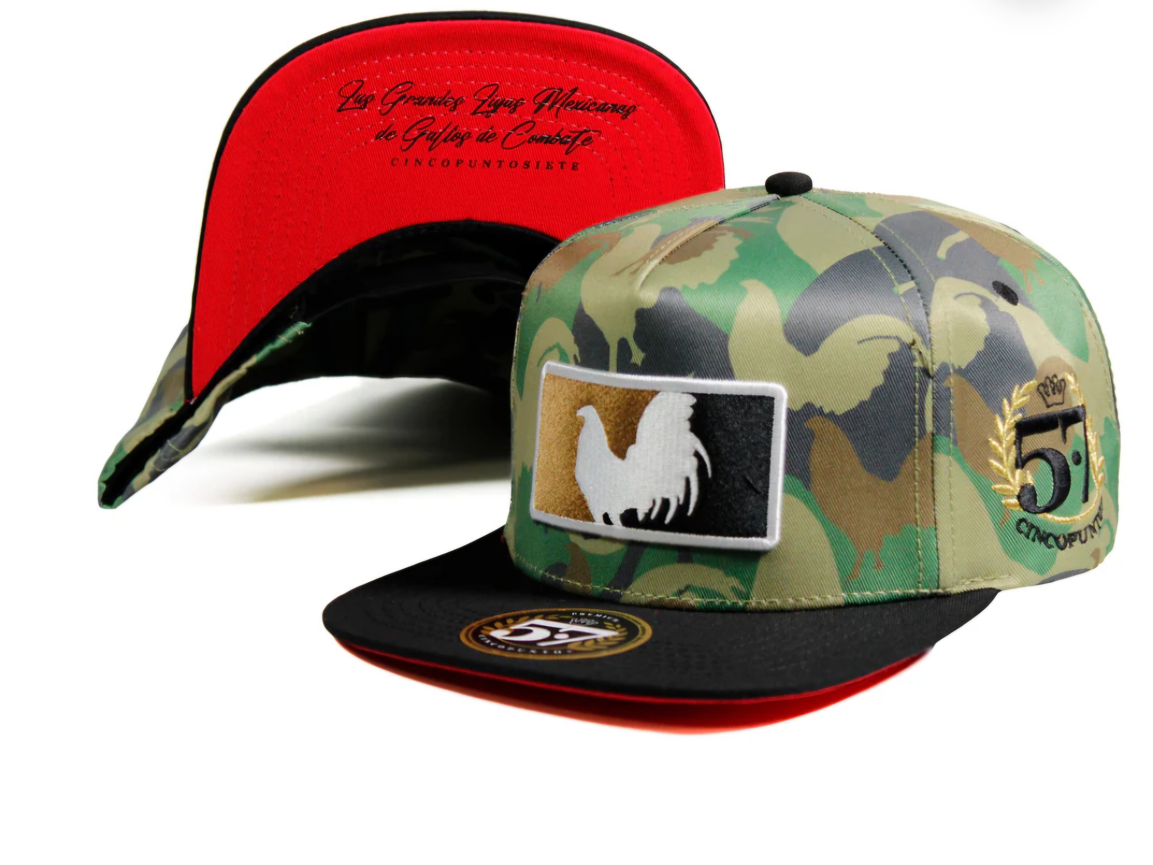 5.7 Gallo béisbol rooster Green/camo