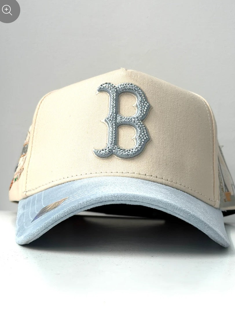 Boston blue / beige