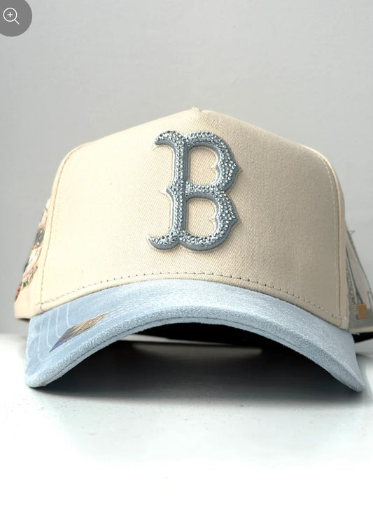 Boston blue / beige